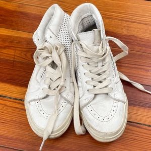 ❌SOLD on dep0p❌ GUC Vans x Madewell White Lester Sk8-Hi’s, 6.5W/5M